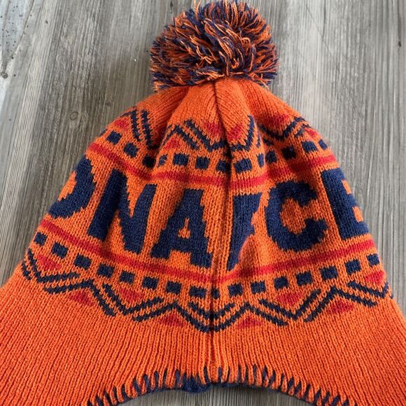 FCB Barcelona Peruvian Beanie Double Layered Ear Flap Soccer Winter Hat Youth XL - Picture 6 of 10